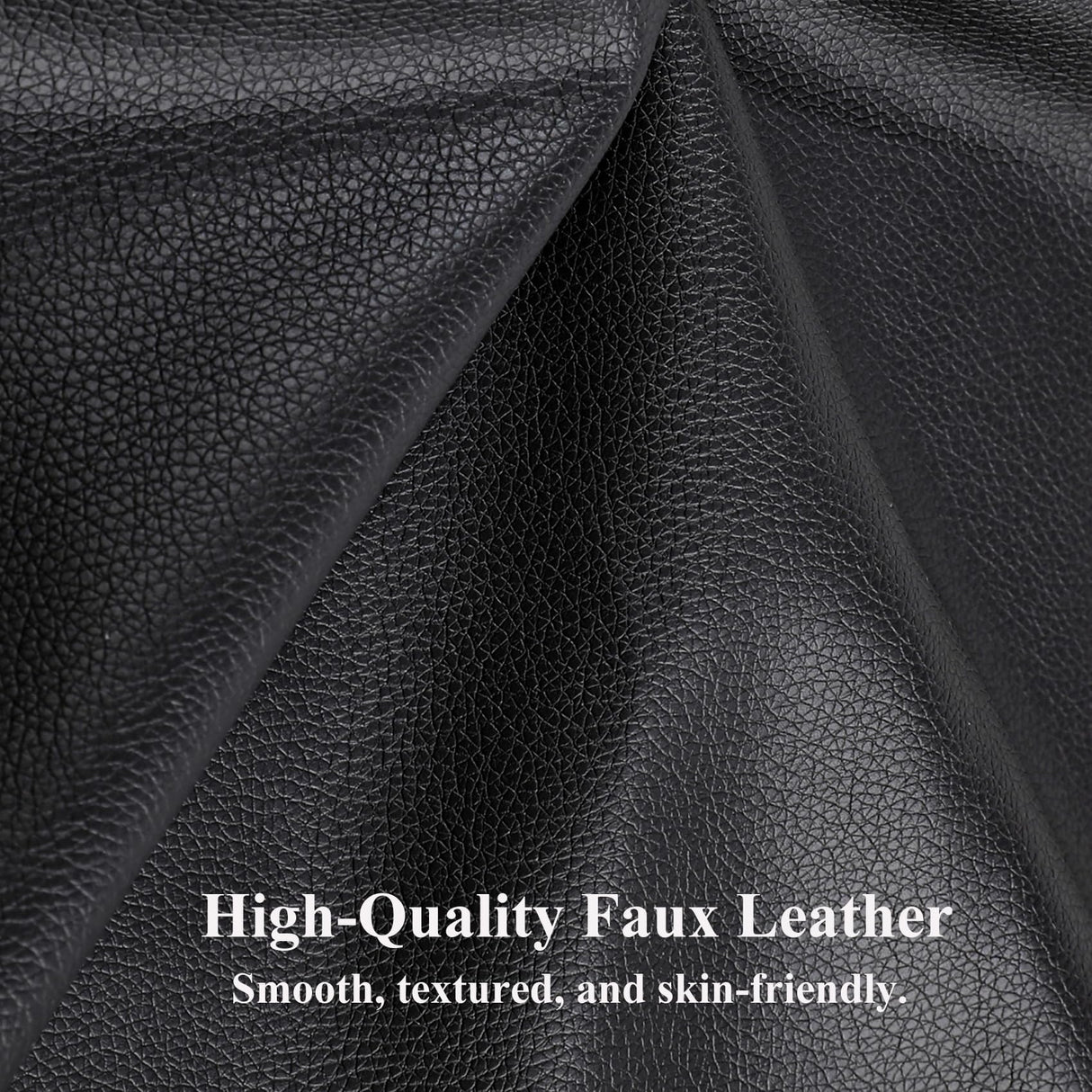 Keyluv Upholstered Queen LED Bed Frame with Headboard, Modern Low Profile Platform Bed with Strong Slats Support, Faux Leather Wave-Like Bed Frame, Easy Assembly, No Box Spring Needed, Black Keyluv