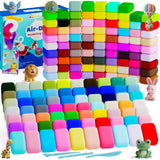 Air Dry Clay 156 Colors, Modeling Clay for Kids, Model Magic Clay, DIY Molding Clay Kit with Sculpting Tools, Soft and Non-Sticky, Arts and Crafts Gift for Boys Girls Kids Aestd-ST