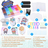 Longruner 10000, 36 Colors Fuse Beads Kit 5mm DIY Art Craft Toys for Kids with 4 Pegboards, 60 30 Pattern Paper| B, 10000pcs Longruner