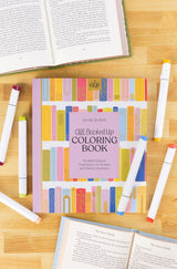 All Booked Up Coloring Book, 8.5x10 inches, 40 Coloring Pages by Elyse Breanne Design Elyse Breanne Design