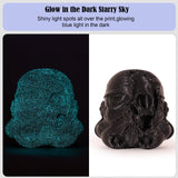 SUMLAND PLA Filament 1.75mm,3D Printer Filament UV Light Glitter PLA, Black Blue Starry Sky Filament 3D Printing Filament 1.75mm+/-0.02mm,1KG/2.2lb SUMLAND