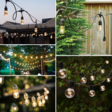 BLIKA Globe String Light Suspension Kit, Outdoor Light Guide Wire, 170FT Coated Stainless Steel 304 Rope, String Light Hanging Kits BLIKA