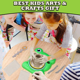 Premium Air Dry Clay for Kids - Natural Modeling Pottery Clay for Wheel, 3.3lbs Kids Arts & Crafts Supplies for School Classrooms, Easter Gifts Toy for Kid, White Aujazyble