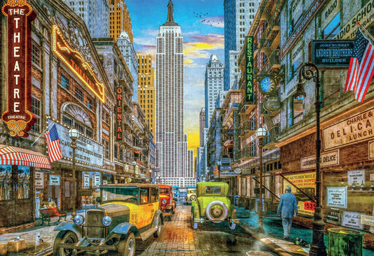 Buffalo Games - Old New York - 2000 Piece Jigsaw Puzzle for Adults Challenging Puzzle Perfect for Game Nights - 2000 Piece Finished Size is 38.50 x 26.50, Multicolor - WoodArtSupply