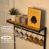 Honkazita Kitchen Bakers Rack 23.6 Inch Length With 6 Tiers Zoned Storage Design Coffee Bar Station Microwave Stand Kitchen Rack Honkazita