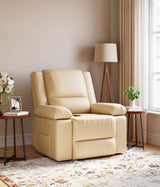 GarveeHome Oversized Wide Power Lift Recliner Chair - Heat and Massage, Faux PU Leather, Adjustable Back and Legs, Electric Lift Chair Designed for The Elderly and People with Mobility impaired GarveeHome