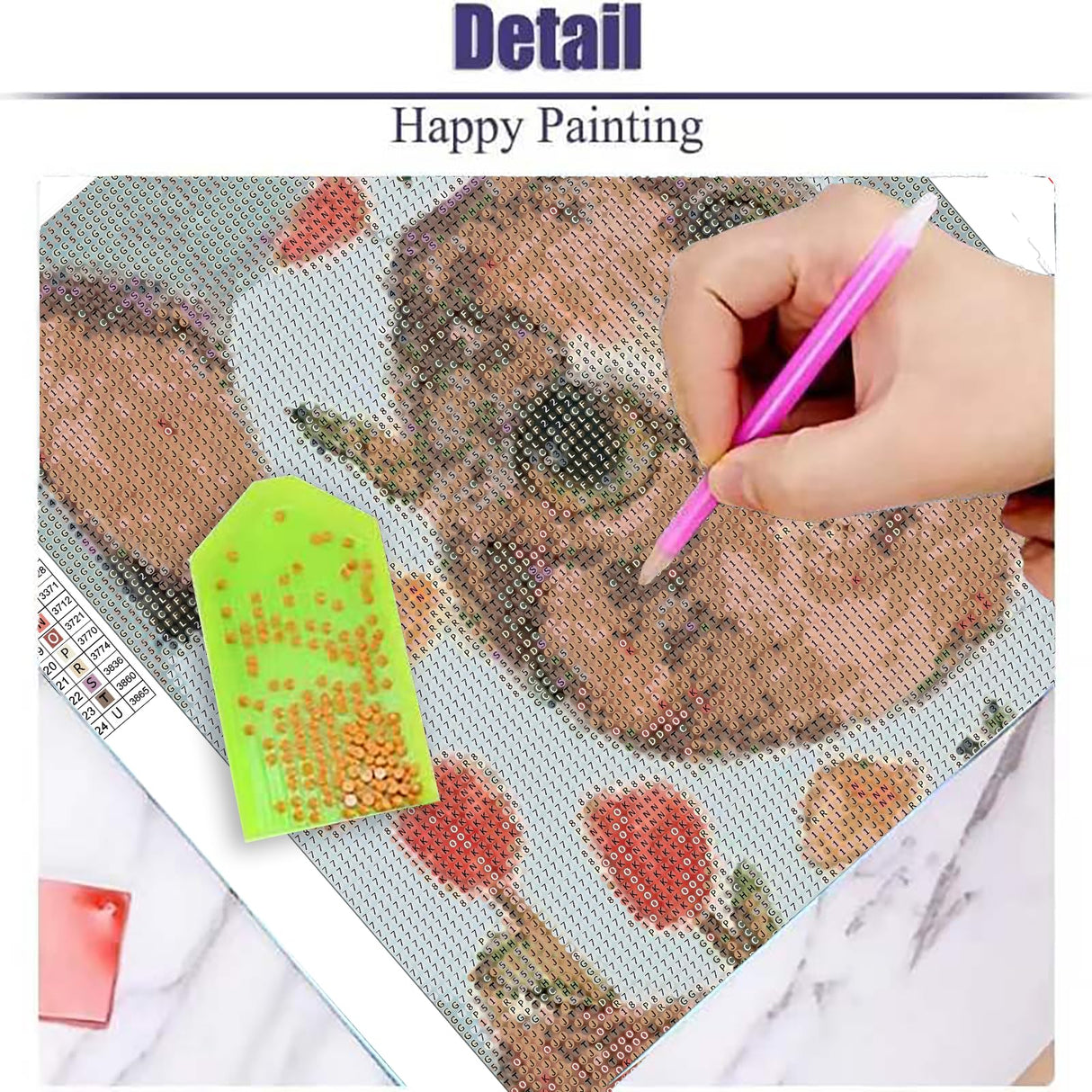 hyzsj 6 Pack 5D Diamond Painting Kits for Adults Beginners,DIY Round Full Drill Diamond Art Kits Cartoon Cat,Paint by Diamonds Gem Art Crystal Easy,Animal Home Wall Decor 12x16 Inch hyzsj