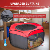 Tetuga Chicken Brooder Box for Chick Starter Kit - 10 * 12inch Brooder Heating Plate Chick Brooder Pen/Baby Chicken Brooder Box 4-in-1 Bundles with Chicken Feeder, Waterer (Brooder Set) Tetuga