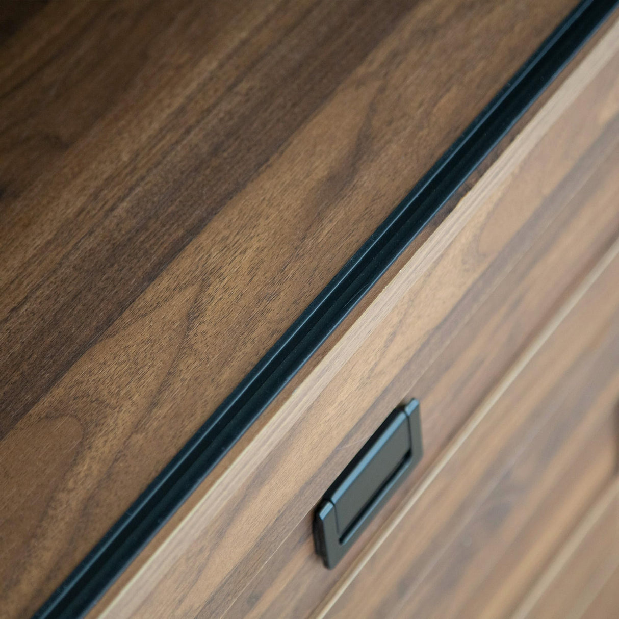 Bedroom Armoire Wardrobe Closet with Drawers Open Shelves for Clothes,Wood Wardrobe with Sliding Door High Hanging Rod (Walnut) Gagihoom