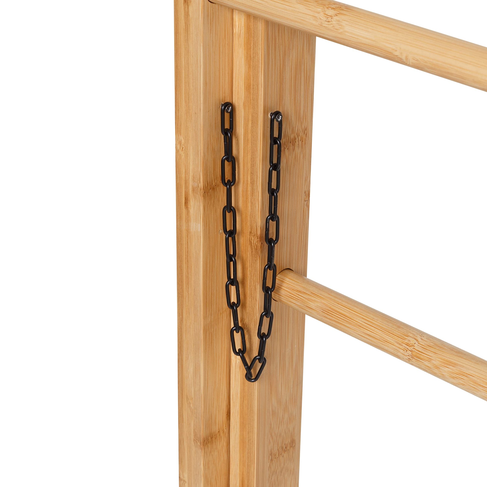 Honey-Can-Do Bamboo Clothes Drying Ladder Rack DRY-09387 Natural - WoodArtSupply