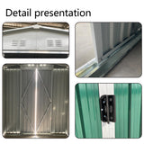 Outdoor Storage Shed 6 X 9 FT, Metal Storage Shed, Outdoor Tool Storage Shed with Door Lock, Waterproof, for Backyard, Garden Patio Lawn CuisinSmart