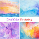 30 Sheets Watercolor Paper 8.5 x 11, 140 lb/300 GSM Cold Press Watercolor Paper Bulk White Water Color Paper Cotton Paper for Kids Students Adults Beginners Artists Prudiut