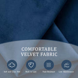 LuxyHoom 89" King Pull Out Sofa Bed, Velvet Chesterfield Sleeper Sofa Couch, 3 in 1 Convertible Tufted Futon Couches with Ottoman for Living Room, Small Space, Apartment, Office, Bedroom, Blue LuxyHoom