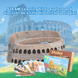 WhiriWhiri 7 New Wonders of The World Excavation Dig Kit, Dig up 7 Ancient Earth’s Landmarks Discover, Architecture Collection STEM Science Educational Toys Kids Gift Birthday Party Present Age 6-12 whiriwhiri
