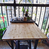 PFCDZDU Bamboo Universal Table Top, Waterproof One-Piece 2cm Thick Tabletop, Rustic Slab Desk Countertop for Home Office, 23 Sizes (Color : Wood Colour, Size : 60x30x2cm) PFCDZDU