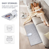 Lavievert 2000 Pieces Portable Jigsaw Puzzle Board with 6 Drawers & Trays, Tilting Puzzle Table with 2-in-1 Puzzle Stand & Cover, Lightweight Puzzle Storage Saver with Puzzle Easel- Light Gray LAVIEVERT