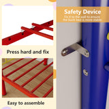 PAOFIN Metal Bunk Bed Twin Over Twin, Industrial Bunkbeds with Ladder and Full-Length Guardrail, Space-Saving Bed Frame Noise Free, No Boxing Spring Needed, Colorful PAOFIN