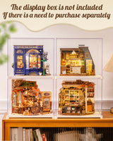 Rolife DIY Miniature House Kit Henry's Chocolate Shop, Tiny House Book Nook for Bookshelf Decor, 3D Puzzles Model Building Kits for Teens, Birthday Gifts/Craft Kits for Girls Boys (Henry's Chocolate) Rolife