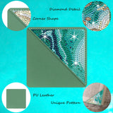 HTTDMY Diamond Art Painting Bookmarks,8Pcs DIY Cute Diamond Art Kits for Adults, Corner Bookmarks Small Crafts Kit for Women Book Lovers (Ocean) HTTDMY