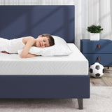 IULULU Full Size Mattress, 6-Inch Full Memory Foam Mattress - Green Tea Gel Infused, Medium-Firm for Cool Sleep and Pressure Relief Bunk Trundle Bed in a Box, CertiPUR-US Certified, White IULULU