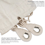 Lazy Daze Hammocks Double Hammock with 9ft Space-Saving Steel Stand Includes Portable Carrying Case, 450 Pounds Capacity (Natural) Lazy Daze Hammocks