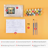 Jesus Paint by Numbers Kit - Adults Religious Belief Artwork Prints on Canvas 16x20 in Rebotipy