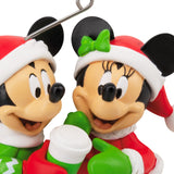 Hallmark Disney Mickey and Minnie Sharing Cocoa Christmas Ornament, Gifts for Disney Fans Hallmark