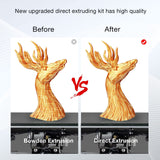 UniTak3D Ender 3 Direct Drive Upgrade Conversion Bracket for Ender 3 V2,Ender 3 Pro and Voxelab Aquila 3D Printer for B-MG&Dual Gear&Bowden Extruder(NOT for Neo Series,Extruder&Hotend NOT Include) UniTak3D