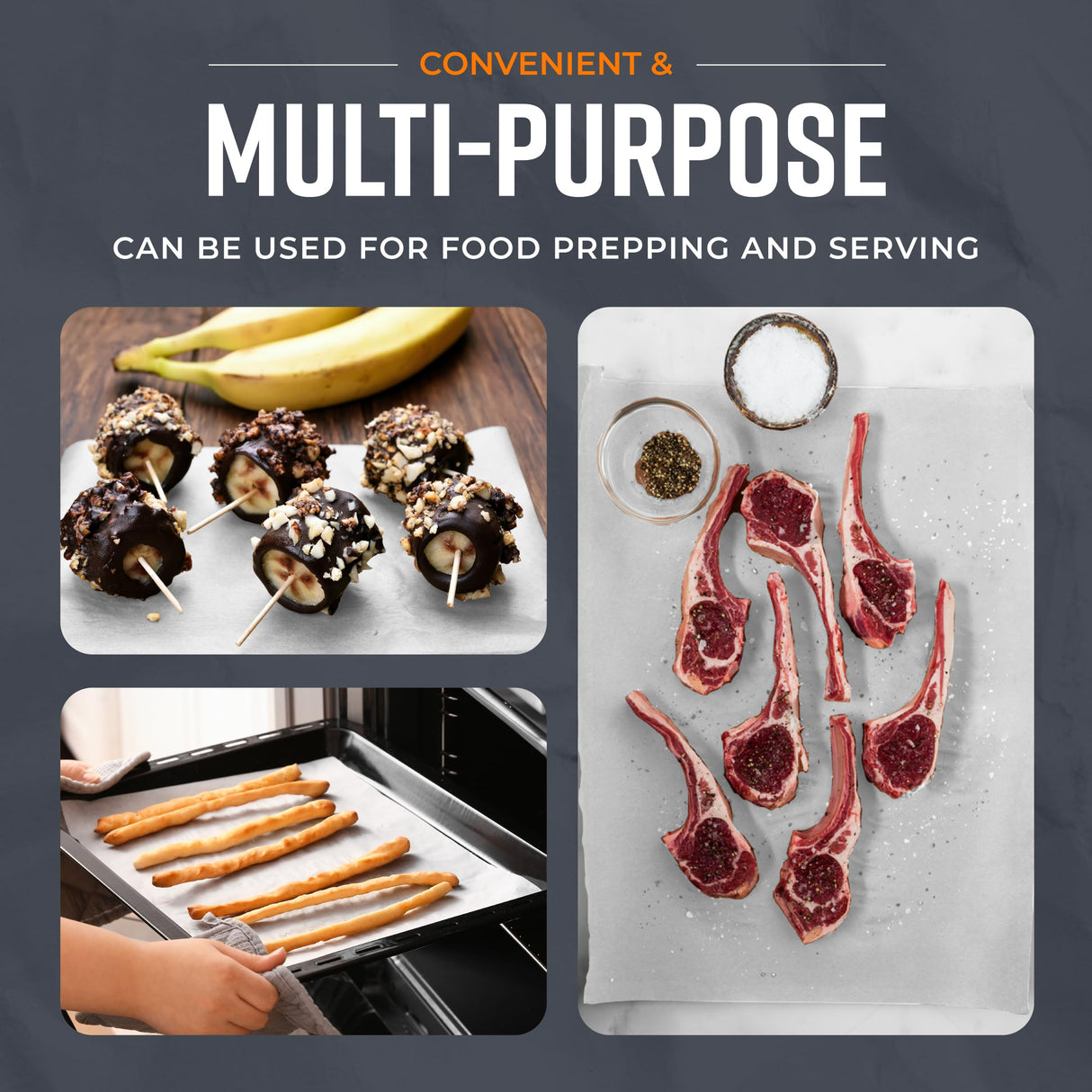 Bryco Goods Unwaxed Butcher Paper for Sublimation Blanks Products - 18 Inch x 175 Feet Roll - Food Grade Wrapping for All Meat Varieties - Uncoated Sublimation Parchment Paper and Made in USA Bryco Goods