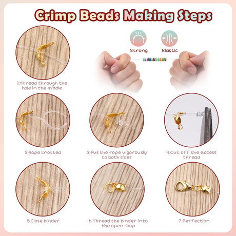 FZIIVQU 6100Pcs Clay Beaded Bracelet Making Kit for Girls 24 Colors Friendship Bracelet Beads Kit with Letter Beads Polymer Heishi Bead for Jewelry Making FZIIVQU
