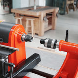 BMWOOD Woodturning Live Tailstock Chuck Adapter to 1" x 8TPI Thread with #2 Morse Taper Mount BMWOOD