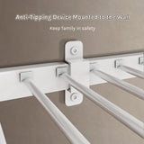 nesture. Bunk Bed Twin Over Twin, Heavy Duty Metal Bunkbeds with Ladder and Full-Length Guardrail, Space-Saving Steel Bed for Kids & Adults, No Box Spring Required, White nesture.