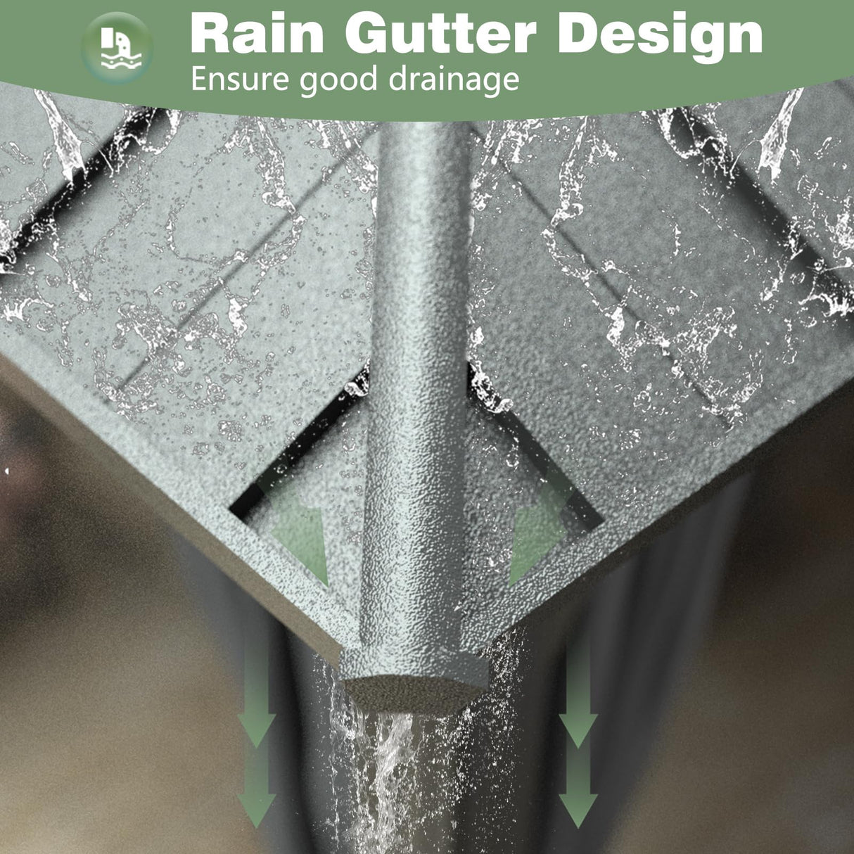 Yardenaler 12x20 FT Hardtop Gazebo Canopy with Double Galvanized Steel Roof, Permanent Outdoor Pavilion with Curtain & Mesh Netting for Patio. Garden, Backyard, Black Yardenaler