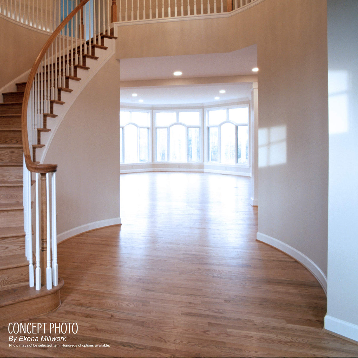 Ekena Millwork MLDFWM49X144 WM49 Crown Flexible Moulding, 3 5/8"F, Unfinished Ekena Millwork