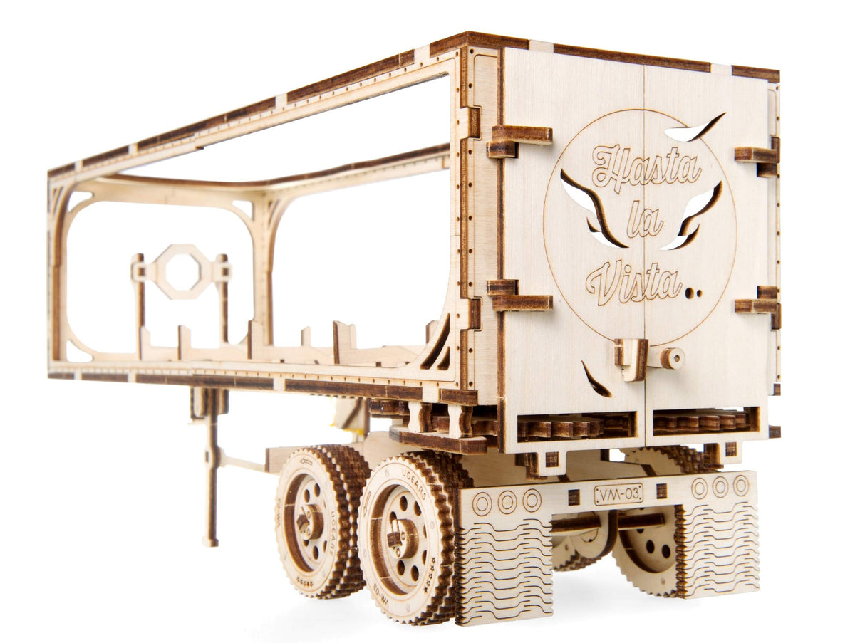 UGEARS Trailer for Heavy Boy Truck VM-03 Self-Assembling 3D Wooden Model UGEARS
