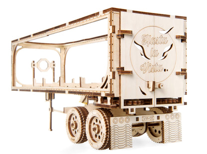 UGEARS Trailer for Heavy Boy Truck VM-03 Self-Assembling 3D Wooden Model - WoodArtSupply