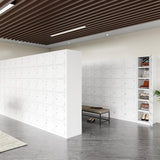 MIIIKO Office Storage Locker with Keys, 6 Doors Employee Lockers White, Large Metal Locker for School, Locker Room, Gym, Breakroom and Mudroom MIIIKO