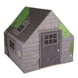 Pacific Play Tents 69790 Kids Tree House Hide-Away Wood Pole Frame Playhouse, 43" x 43" x 45", Green Pacific Play Tents