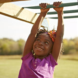 Swing-N-Slide PB 8272 Cedar Brook Wooden Swing Set Play Set with Two Swings, Slide, Monkey Bars, Picnic Table & Glider, Green Swing-N-Slide