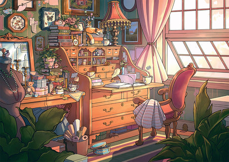 Buffalo Games - Brittnie Ortega - Hideaway Hollow - 500 Piece Jigsaw Puzzle for Adults -Challenging Puzzle Perfect for Game Nights - Finished Size is 21.25 x 15.00 Buffalo Games