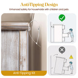 FansaFurn Accent Storage Cabinet with 3 Carved Doors and Shelves, Farmhouse Sideboard Buffet Sideboard with Storage, Wood Kitchen Cabinet for Living Room, Entryway, Dining Room and Kitchen, Wash Grey FansaFurn