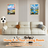 EFOTIML Paint by Numbers Kit for Adults Beginners & Kids Ages 8-12,2 Pack 16x20 inches Canvas for Painting Kits for Adults in Colorful Box(Without Frame)-Snow Mountain and Lake(2PCS) EFOTIML