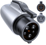 2025 Ecogenix Tesla to J1772 Charging Adapter (Max 80A, 240V) J1772 EV Adapter to Tesla Charger, Adapter Compatible with Tesla High Powered Connectors, Destination Chargers, Mobile Connectors (Silver) Ecogenix