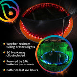 Brightz Bounce LED Trampoline Lights Trampoline Accessories for Kids Trampoline Toys Trampoline Games 14 14ft 16 16ft 15 15ft Summer Fun for Kids Outdoor Trampoline Game Trampoline Stuff Brightz