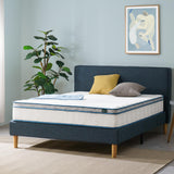 ZINUS 10 Inch Spring Sensation Hybrid Mattress [New Version], Twin, Fiberglass Free, Medium Firmness, Durable Support, Certified Safe Foams & Fabric, Mattress in A Box Zinus