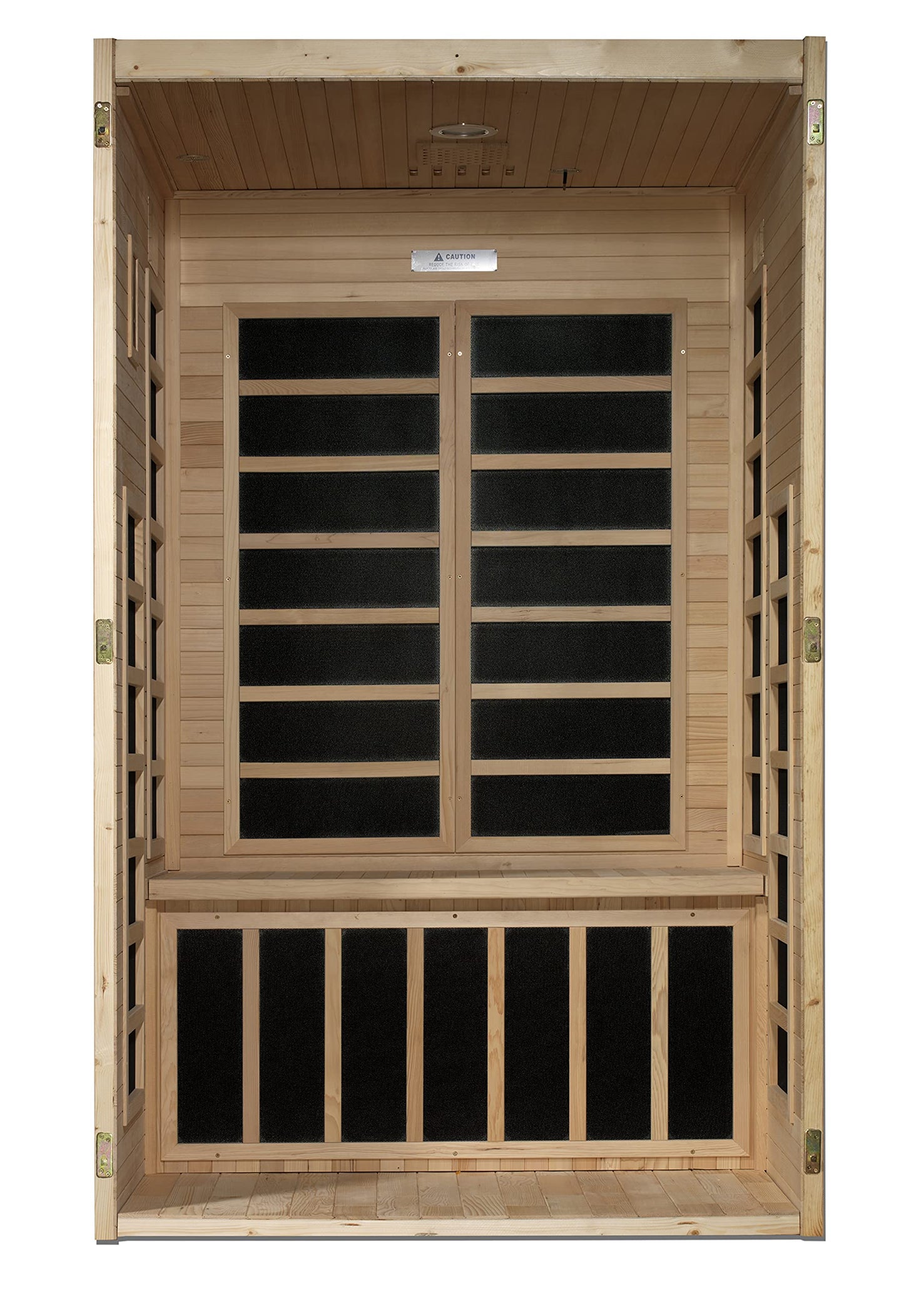 Maxxus Saunas Santiago Elite 2-Person Ultra Low EMF (Under 3 MG) FAR Infrared Sauna, Curb Side Delivery