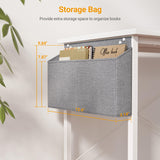 CubiCubi L Shaped Desk, 40 Inch Computer Desk with Reversible Storage Shelves Home Office Corner Desk Study Writing Table, White CubiCubi