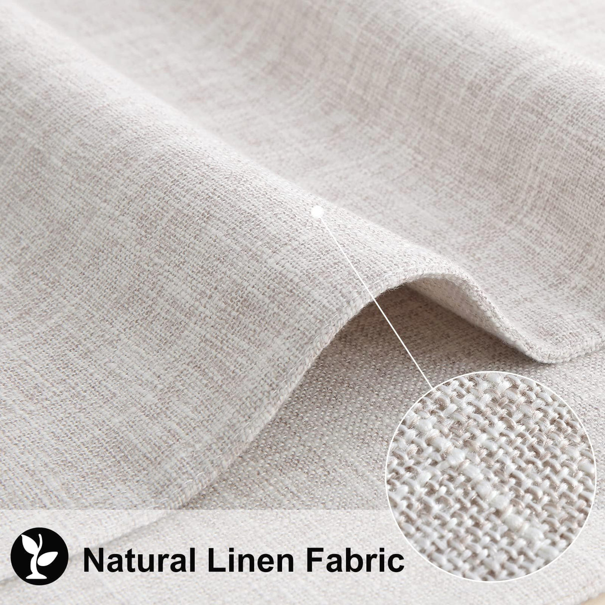 homing Cotton Linen Placemats Set of 6, Cloth Washable Farmhouse Dining Table Mats for Indoors & Outdoors, Easy to Clean, Neutral Beige, 13 x 19 Inch homing