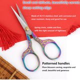 Small Sewing Scissors Sharp Embroidery Crochet Scissors, 2 Piece crochet accessories Yarn fabric scissors for Needlework Arts & Crafts DIY Tools YVAOG