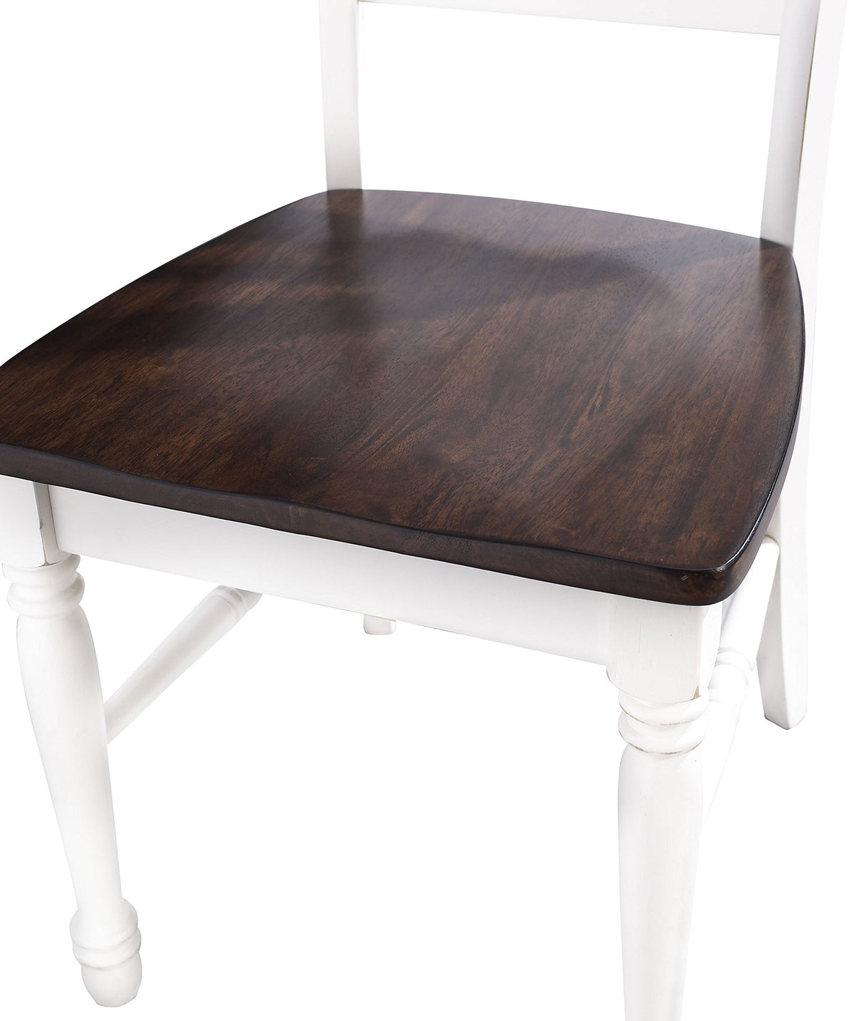 Crosley Furniture Shelby Dining Chairs (Set of 2), Distressed White Crosley Furniture